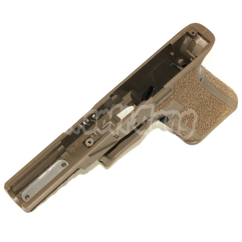 Airsoft JDG Polymer80 Licensed P80 PF940V2 Lower Frame with Mag Release For Umarex G17 G18 GEN3 GBB Pistol FDE