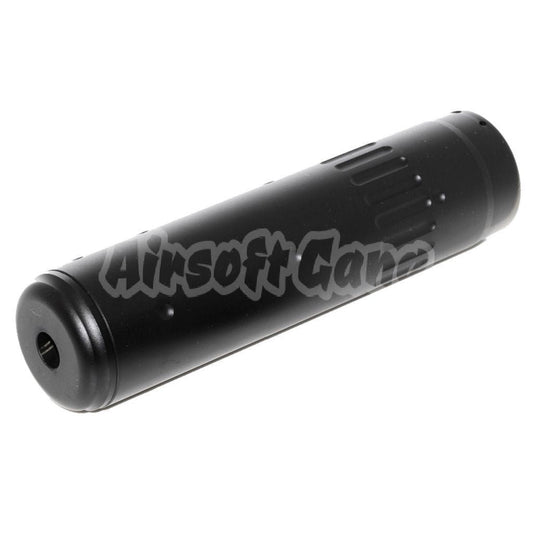 Airsoft CYMA 150mm AAC SCAR-SD 5.56 QD Silencer Suppressor with Flash Hider -14mm CCW Black