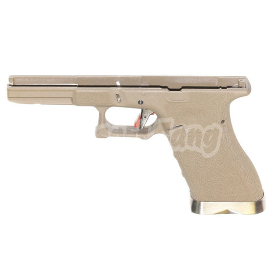 WE (WE-TECH) Archives Custom IPSC Lower Frame For Tokyo Marui AW WE G17 G18C G34 G35 GBB Pistols Tan