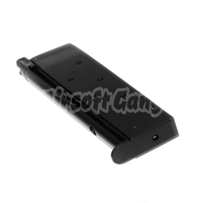 Armorer Works AW 16rd Gas Magazine for EMG SAI Red / AW NE Series / WE Single Stack 1911 GBB Pistol Airsoft Black