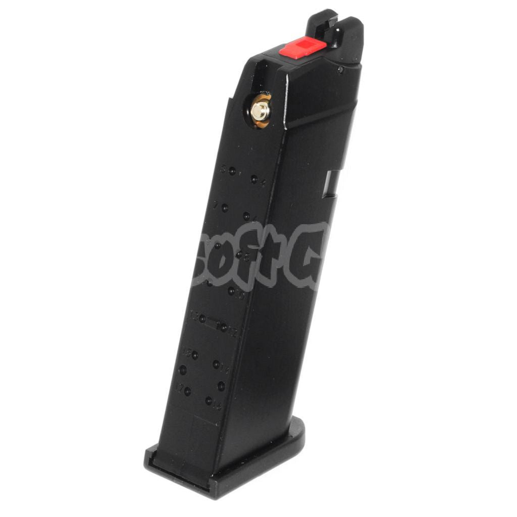 Armorer Works AW 27rd MOS Gas Magazine for Optic Ready Slide Version EMG SAI BLU WE Galaxy AW VX7 VX9 G17 G19 GBB Pistol Black