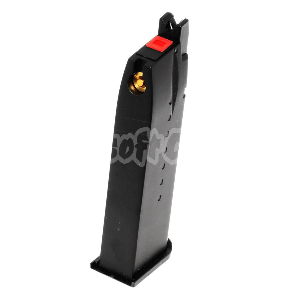 Airsoft EMG Licensed Hudson™ 25rd Gas Magazine for EMG Hudson H9 Series GBB Pistols Black