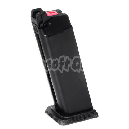 Airsoft EMG SAI™ BLU 25rd Gas Magazine for ISSC M22 / EMG SAI BLU / APS / ARMY / BELL / UMAREX / Elite force / VFC / AW / WE / Tokyo Marui G17 G18C G-Series GBB Pistol Black