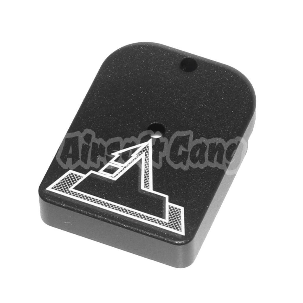 EMG TTI COMBAT MASTER Magazine Base Plate Cover For EMG SAI STI TTI / ARMY / AW / WE / Tokyo Marui Hi-Capa GBB Gas Pistol Magazine Black