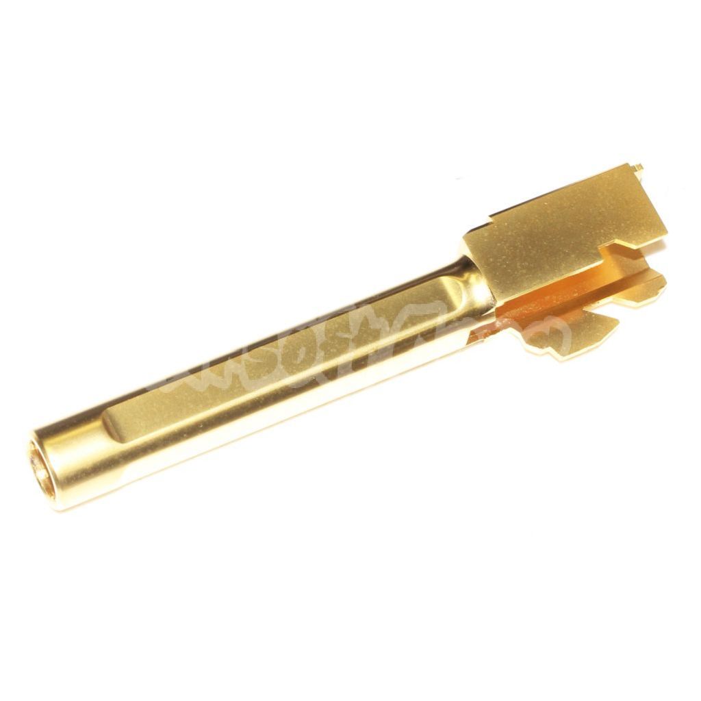 Airsoft EMG Licensed SAI™ BLU 115mm/119mm Outer Barrel -14mm CCW for APS XTP / EMG SAI BLU Series GBB Pistols Gold