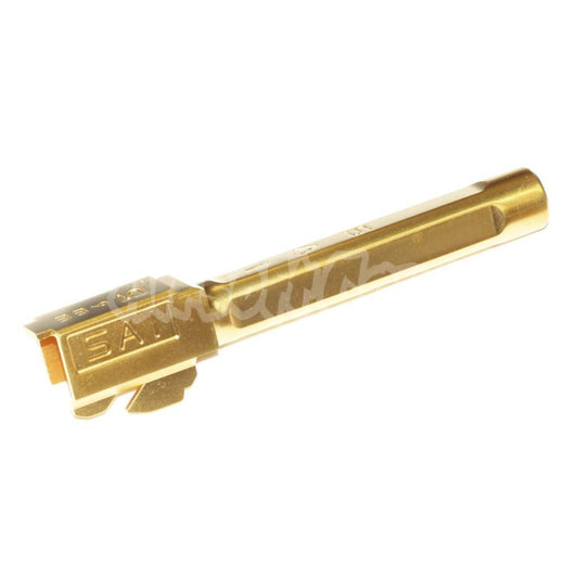 Airsoft EMG Licensed SAI™ BLU 115mm/119mm Outer Barrel -14mm CCW for APS XTP / EMG SAI BLU Series GBB Pistols Gold