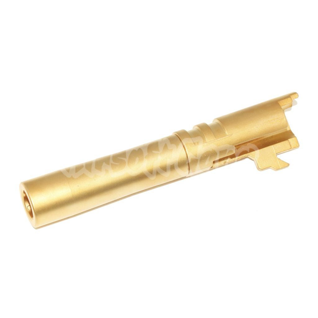 Airsoft EMG Licensed SAI™ 2011 DS 106mm/110mm Outer Barrel for EMG SAI 2011 DS 4.3 Hi-Capa GBB Pistols Gold