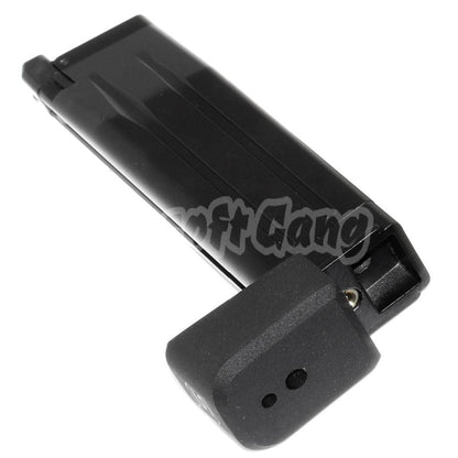 Airsoft EMG SAI™ 2011 DS 30rd Gas Magazine for ARMY R501 R601 / KJ KP-05 / Zeon / EMG SAI STI TTI / AW / WE / Tokyo Marui Hi-Capa GBB Pistol Black