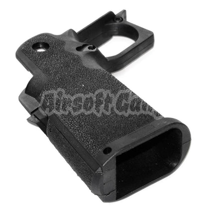 Airsoft Armorer Works AW HX #1 Stippled Pistol Grip For EMG AW WE Tokyo Marui Hi-Capa GBB Pistol Black