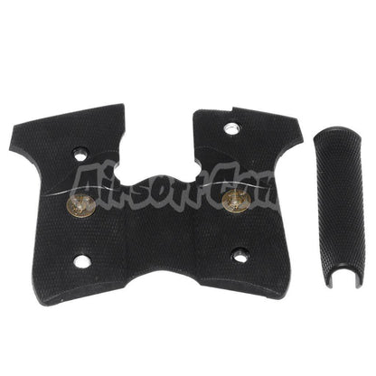 WE (WE-TECH) Rubber Grip Cover with Backstrap For Armorer Works AW WE M9 GBB Pistol Black