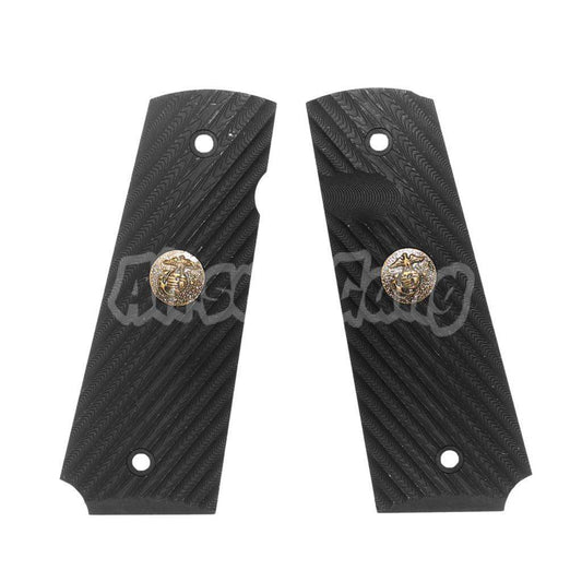 Airsoft WE (WE-TECH) Wilson Combat Pistol Grip Cover For BELL ARMY AW WE KJ Tokyo Marui M1911 M.E.U SERIES 70 M45A1 WARRIOR GBB Pistol Black