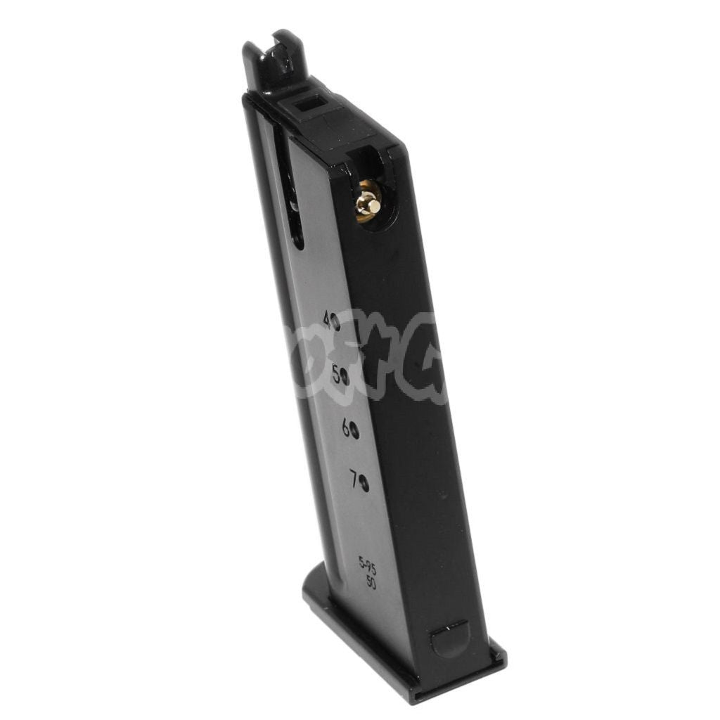 Airsoft WE (WE-TECH) 27rd Gas Magazine For WE CYBERGUN Thompson Desert Eagle L6 version .50AE GBB Pistol Black