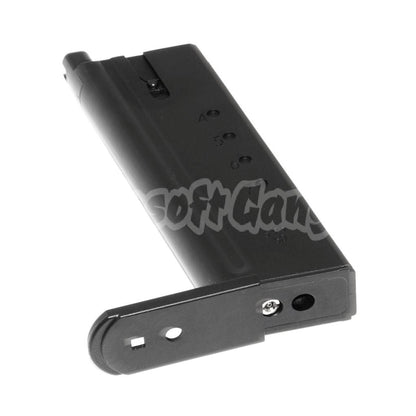 Airsoft WE (WE-TECH) 27rd Gas Magazine For WE CYBERGUN Thompson Desert Eagle L6 version .50AE GBB Pistol Black