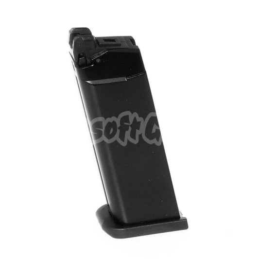 Airsoft WE (WE-TECH) 20rd G19 GEN5 Gas Magazine for EMG SAI BLU COMPACT / AW / WE / Tokyo Marui G19 G23 G26 Series GBB Pistol Black