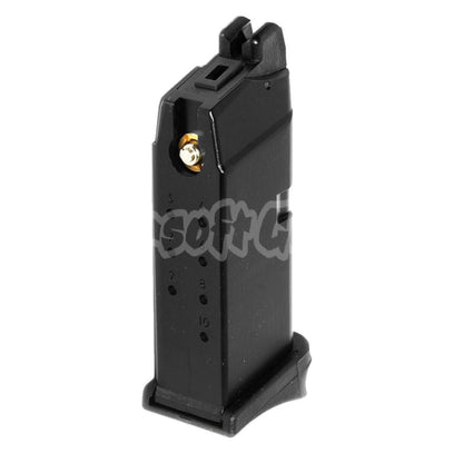 Airsoft WE (WE-TECH) 15rd Gas Magazine for WE / Tokyo Marui G26 G27 Series GBB Pistol Black