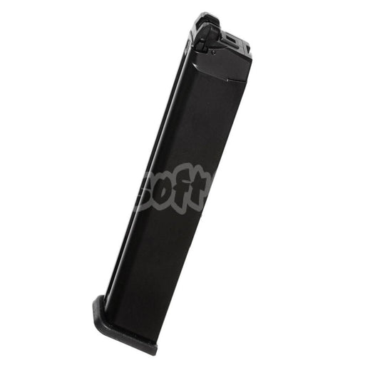 Airsoft WE (WE-TECH) 50rd Long Type Gas Magazine for ISSC M22 / EMG SAI BLU / APS / ARMY / BELL / UMAREX / Elite force / VFC / AW / WE / Tokyo Marui G17 G18C G-Series GBB Pistol Black