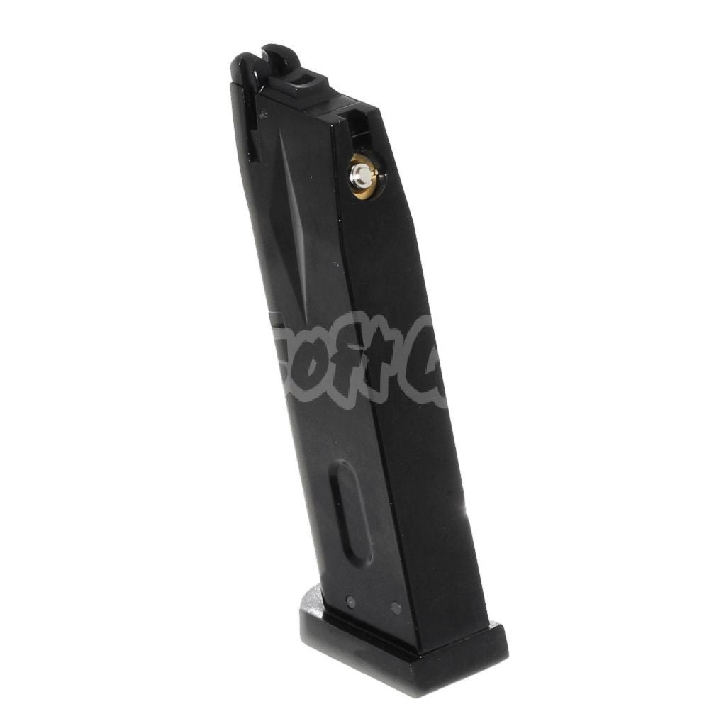 Airsoft WE (WE-TECH) 26rd Gas Magazine for AW MB Series / KJW / Tokyo Marui / WE 902 M9 M92 GBB Pistol Black