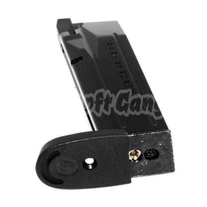 Airsoft WE (WE-TECH) 23rd Gas Magazine for WE Toucan Big Bird M&P Series GBB Pistol Black