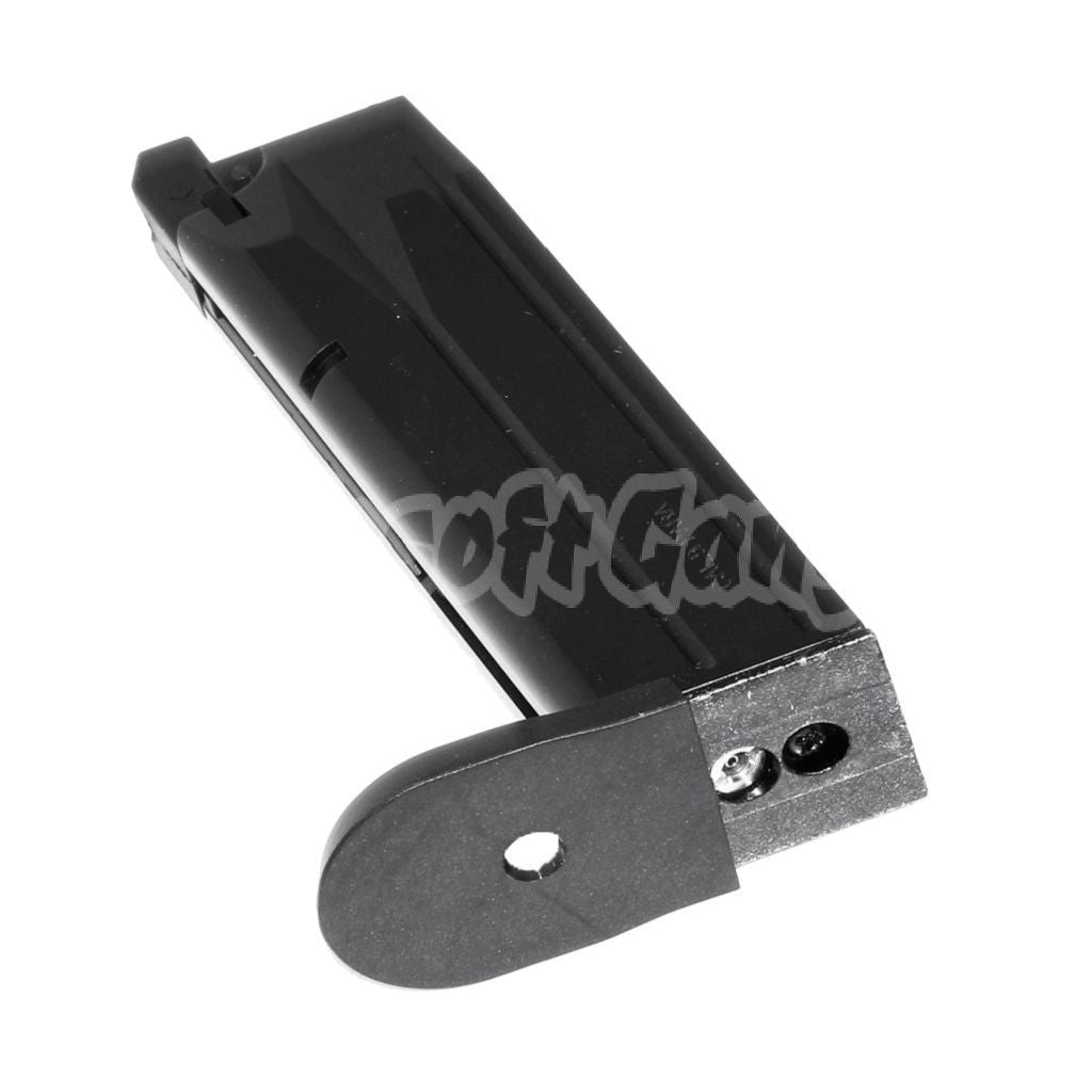 Airsoft WE (WE-TECH) 25rd Gas Magazine for WE Bulldog Tokyo Marui PX4 GBB Pistol Black