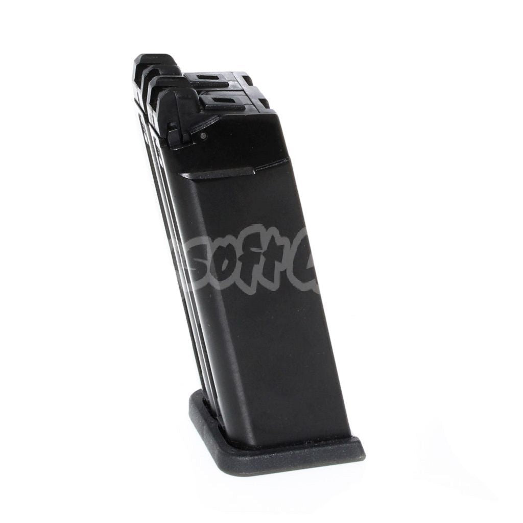 Airsoft WE (WE-TECH) 40rd Gas Magazine for WE G19 Double Barrel Series GBB Pistol Black