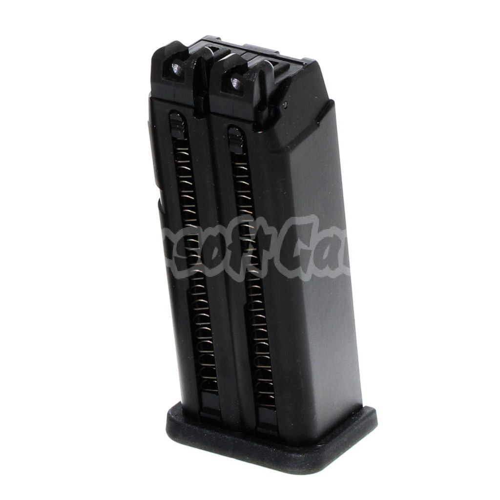 Airsoft WE (WE-TECH) 48rd Gas Magazine for WE G17 G18C G19 Double Barrel Series GBB Pistol Black