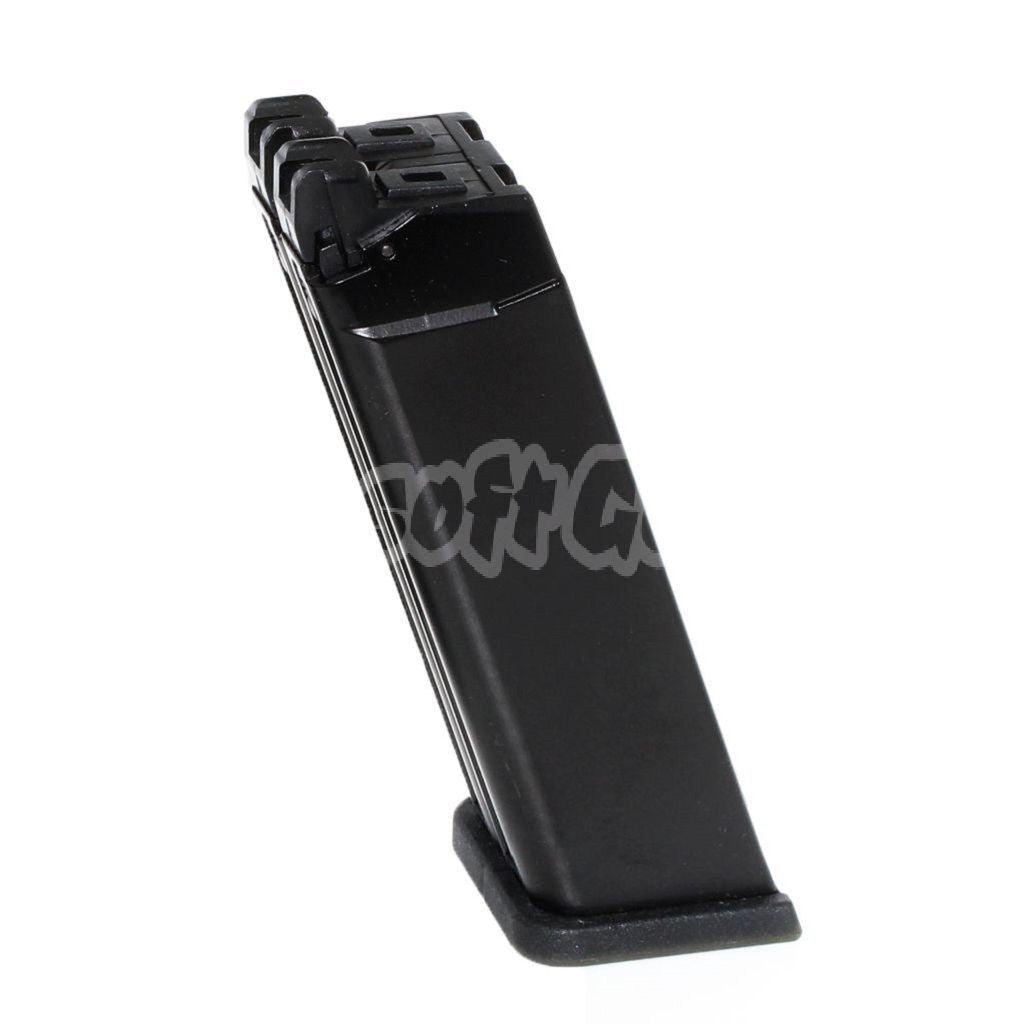 Airsoft WE (WE-TECH) 48rd Gas Magazine for WE G17 G18C G19 Double Barrel Series GBB Pistol Black