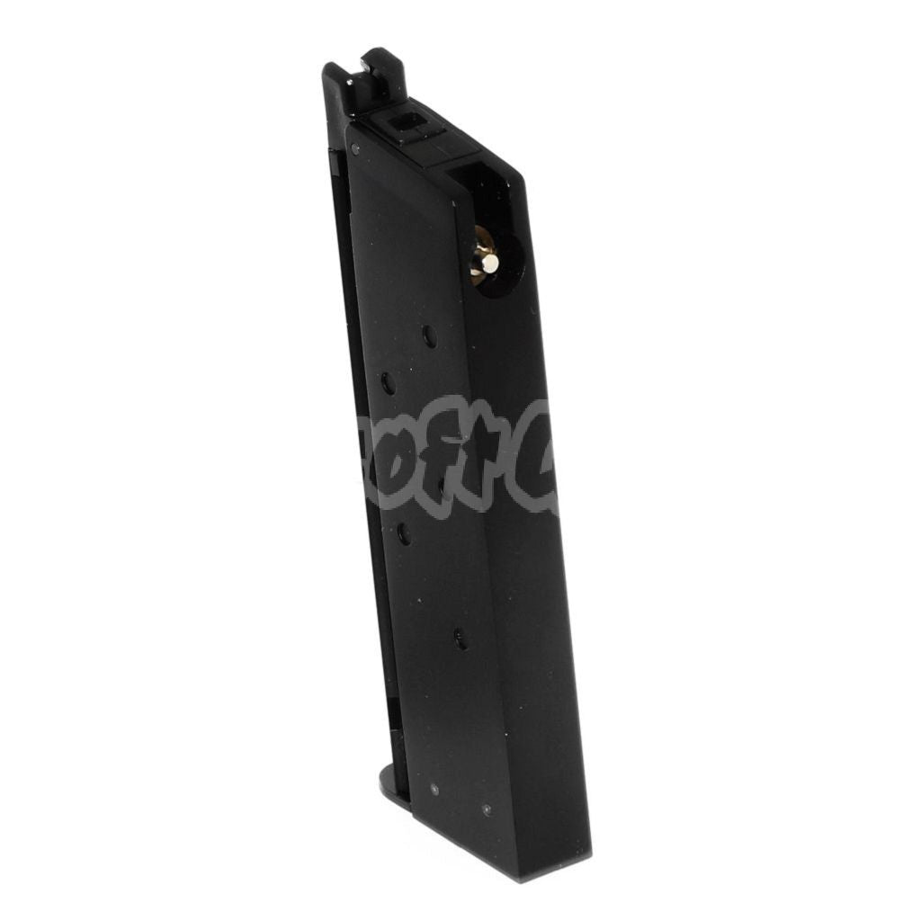 WE (WE-TECH) 16rd Gas Magazine for EMG SAI Red / AW NE Series / WE Single Stack 1911 GBB Pistol Airsoft Black