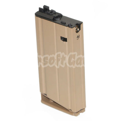 Airsoft WE (WE-TECH) 31rd Gas Magazine for WE SCAR-H MK17 GBB Rifle Tan