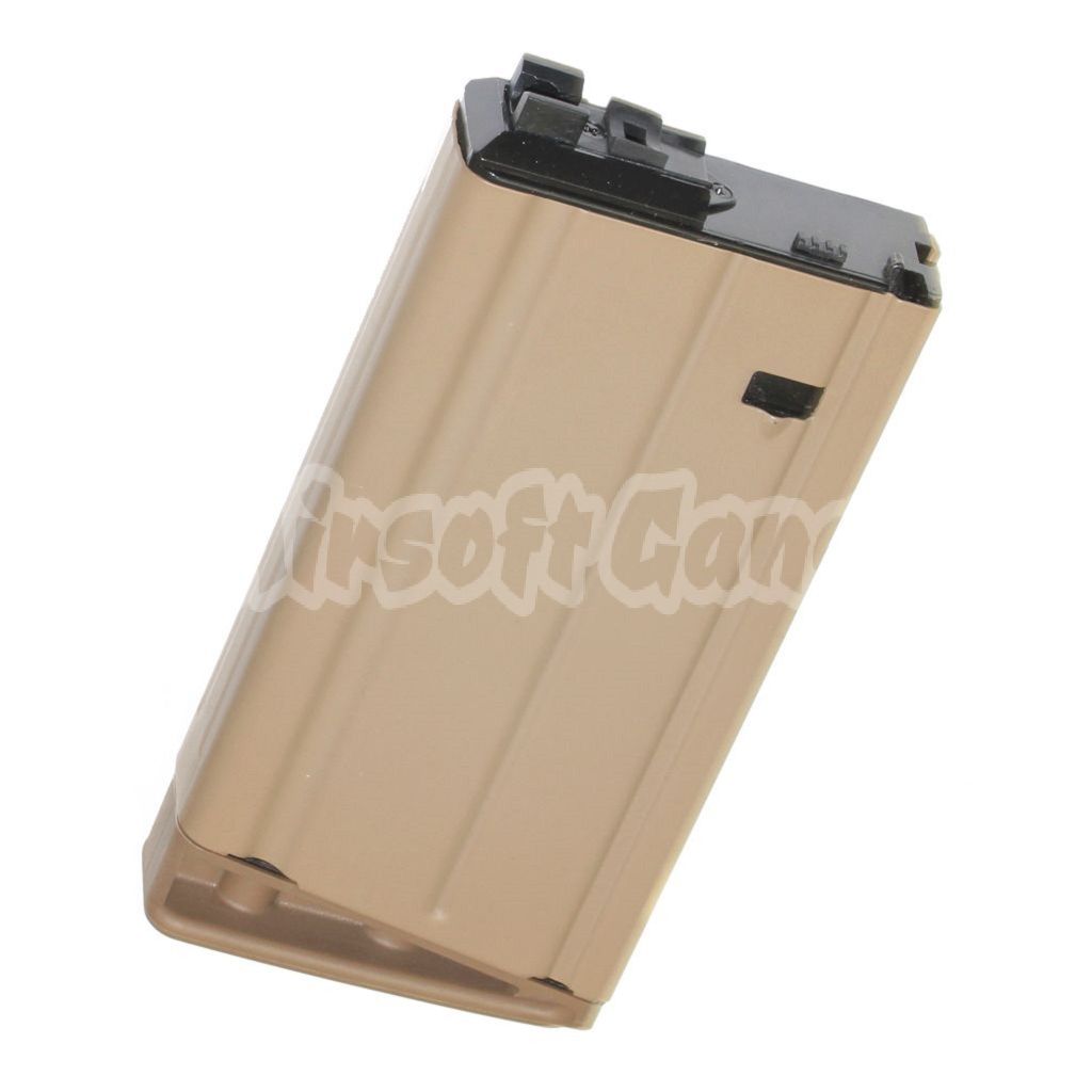 Airsoft WE (WE-TECH) 31rd Gas Magazine for WE SCAR-H MK17 GBB Rifle Tan