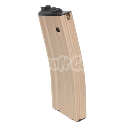 Airsoft WE (WE-TECH) 30rd Gas Magazine for WE Open Bolt L85 / SCAR-L / R5C / T65 / HK416 / AR M4 M16 GBB Rifle Tan