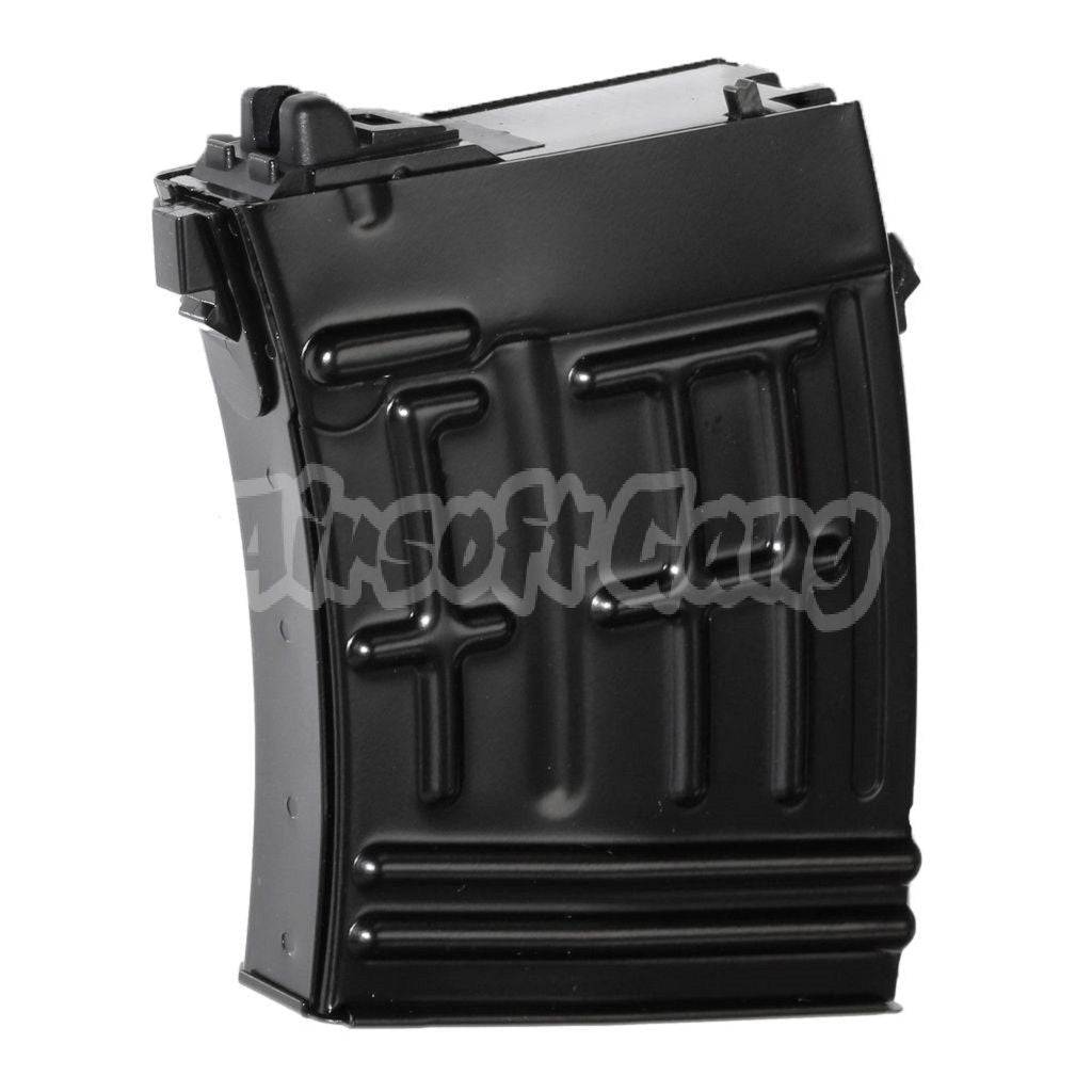 Airsoft WE (WE-TECH) 21rd Gas Magazine for WE ACE VD SVD Series GBB Rifle Black