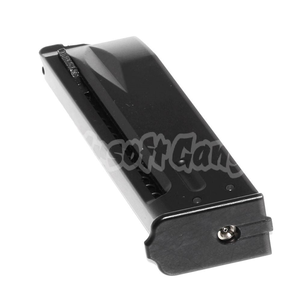 Airsoft WE (WE-TECH) 20rd Gas Magazine for WE Hi-Power BROWNING MK3 GBB Pistol Black