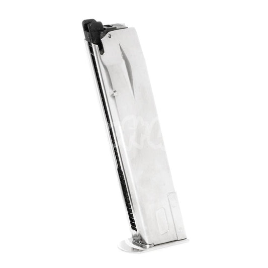 Airsoft WE (WE-TECH) 35rd Gas Magazine for Cybergun Swiss Arms P226 WE F226 P226 P-Virus Series GBB Pistol Silver