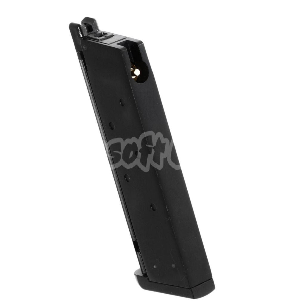 WE (WE-TECH) 16rd Tactical Gas Magazine for EMG SAI Red / AW NE Series / WE Single Stack 1911 GBB Pistol Airsoft Black