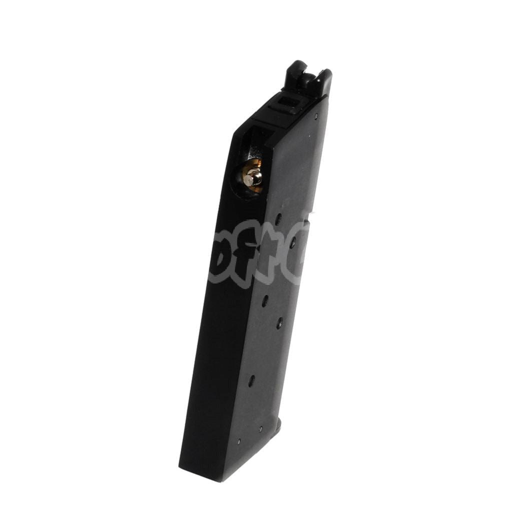 WE (WE-TECH) 13rd Gas Magazine for AW COMPACT NE10 Series / WE Single Stack Mini 1911 GBB Pistol Airsoft Black