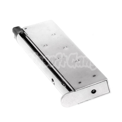 WE (WE-TECH) 16rd Gas Magazine for EMG SAI Red / AW NE Series / WE Single Stack 1911 GBB Pistol Airsoft Silver