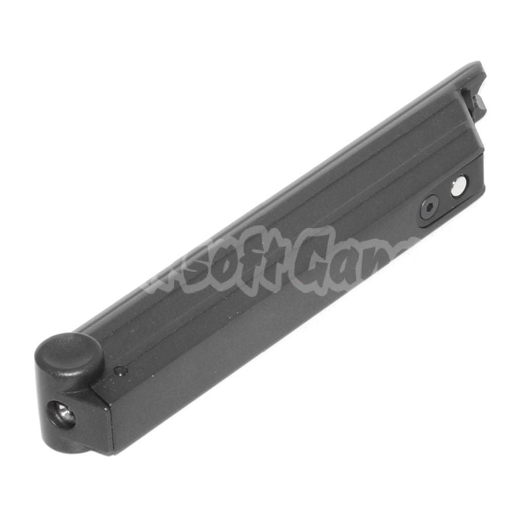 Airsoft WE (WE-TECH) 15rd Gas Magazine for Armorer Works A180 Blaster WE P08 Luger GBB Pistol Black