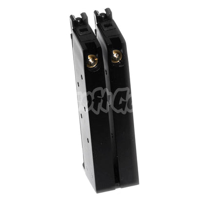 WE (WE-TECH) 32rd Double Barrel Gas Magazine for AW MX Series / WE Double Barrel 1911 GBB Pistol Airsoft Black