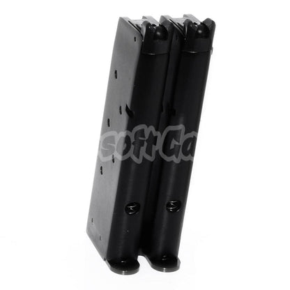 WE (WE-TECH) 32rd Double Barrel Gas Magazine for AW MX Series / WE Double Barrel 1911 GBB Pistol Airsoft Black