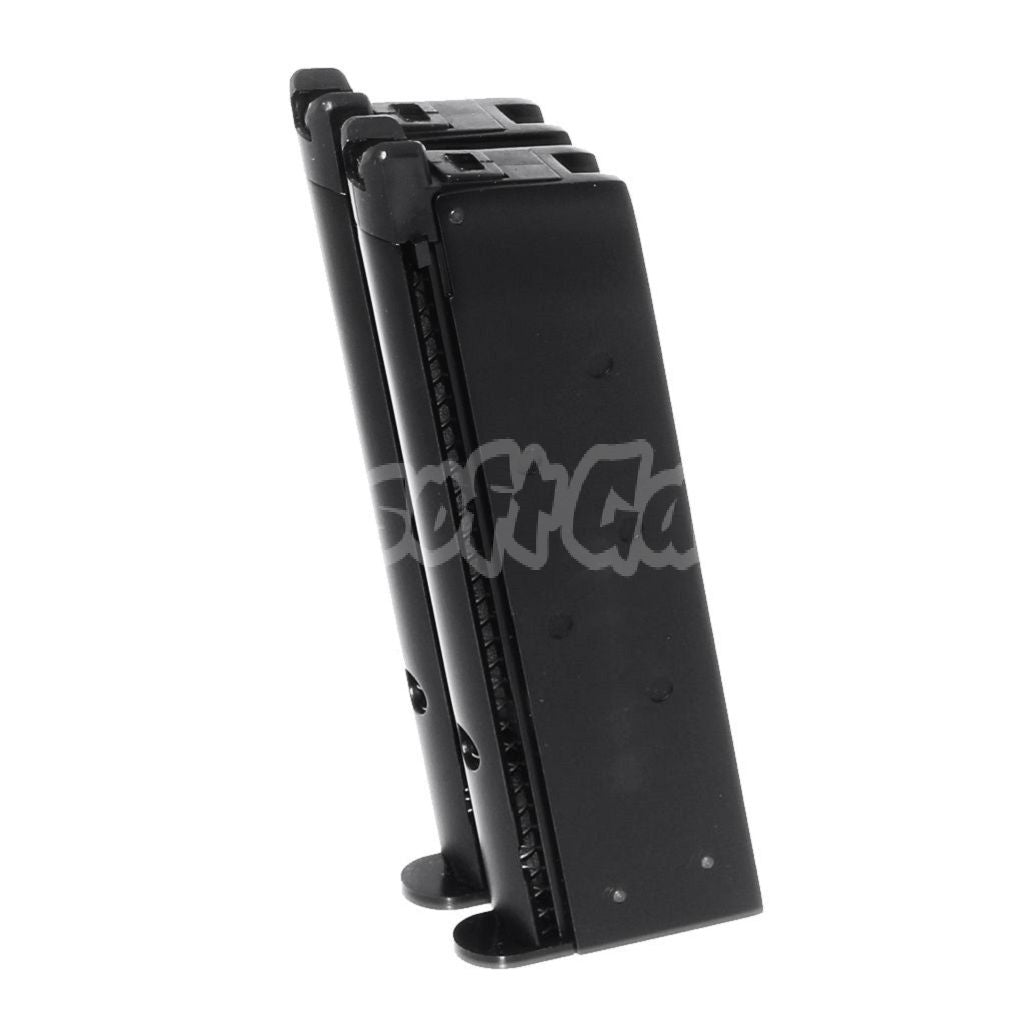 WE (WE-TECH) 32rd Double Barrel Gas Magazine for AW MX Series / WE Double Barrel 1911 GBB Pistol Airsoft Black