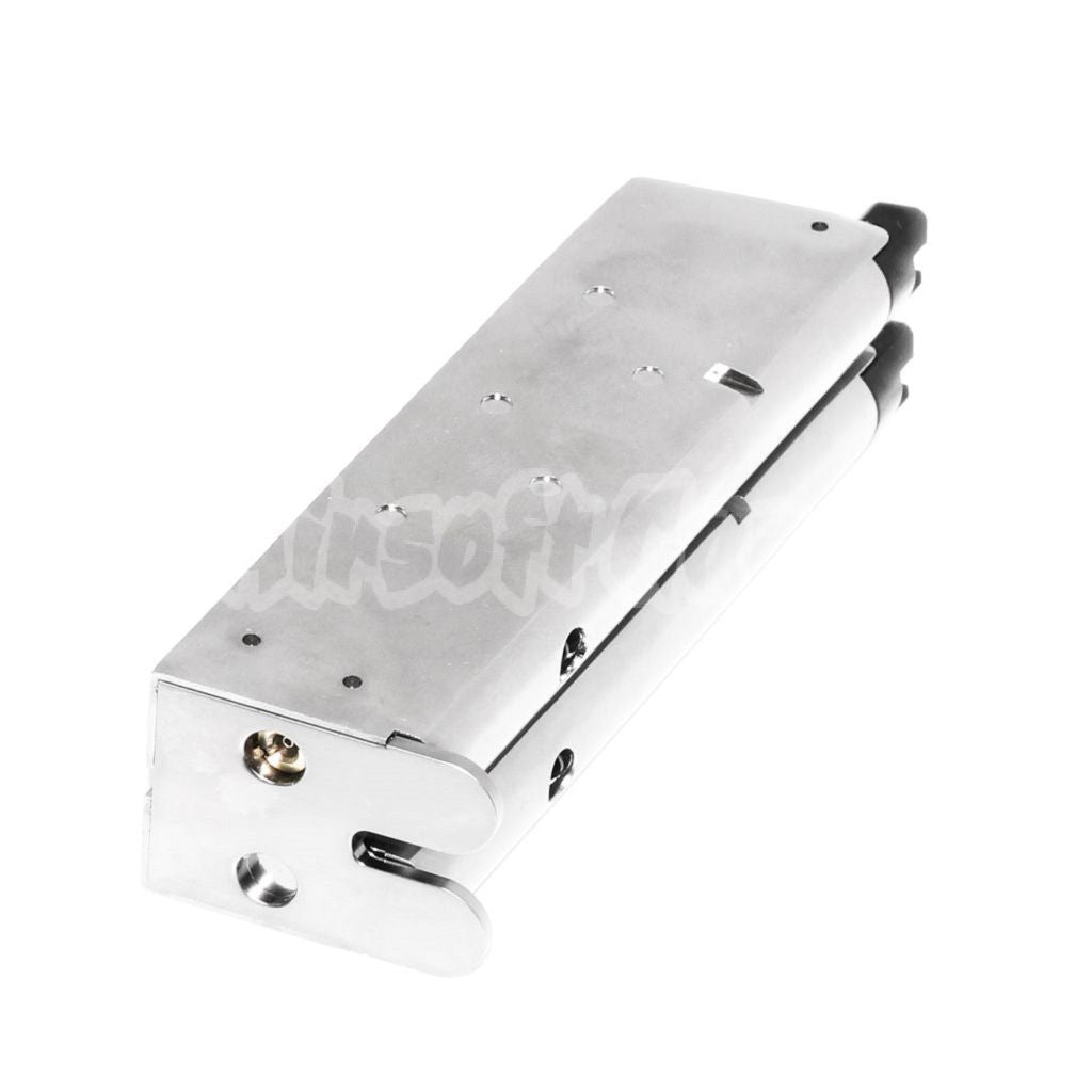 WE (WE-TECH) 32rd Double Barrel Gas Magazine for AW MX Series / WE Double Barrel 1911 GBB Pistol Airsoft Silver