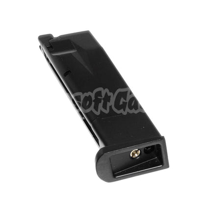 Airsoft WE (WE-TECH) 26rd Gas Magazine for Cybergun Swiss Arms P226 WE F226 GBB Pistol Black