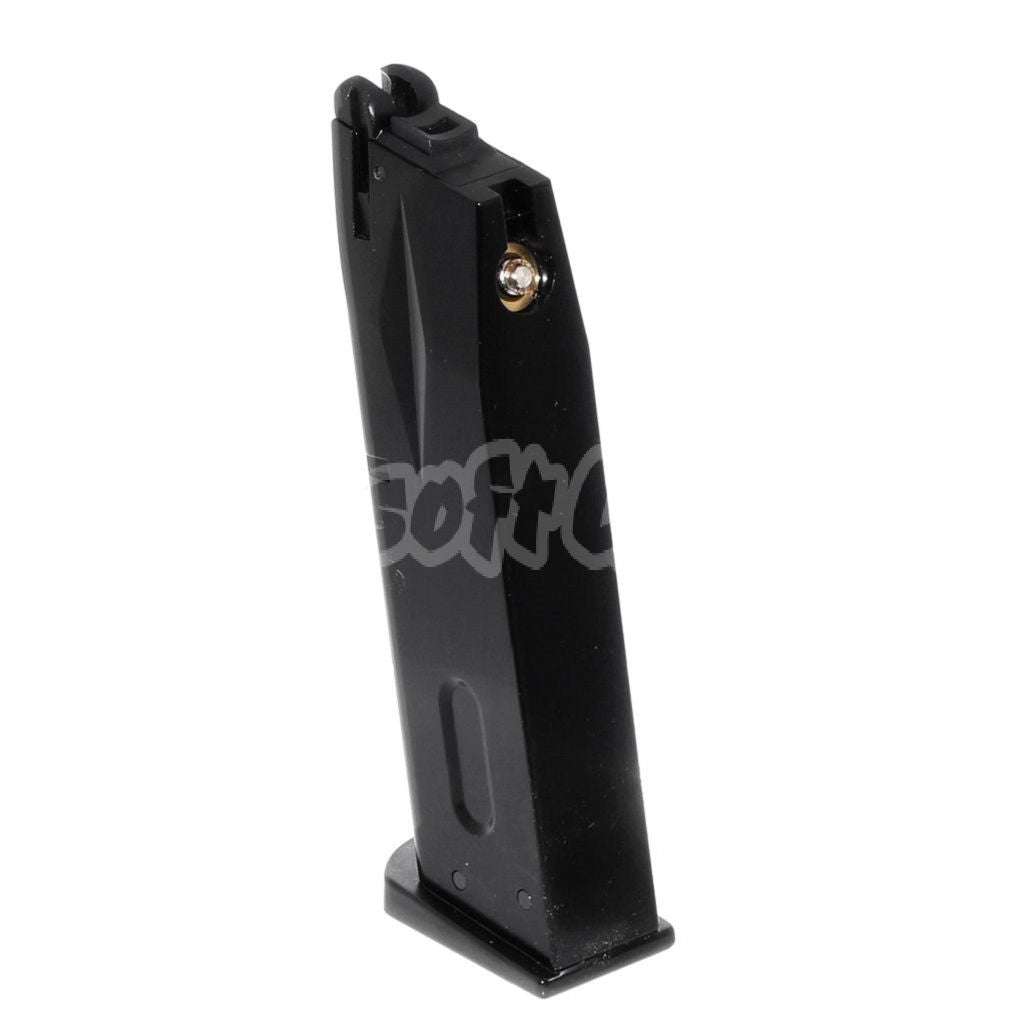 Airsoft WE (WE-TECH) 26rd Gas Magazine for AW MB Series / KJW / Tokyo Marui / WE M9 M92 GBB Pistol Black