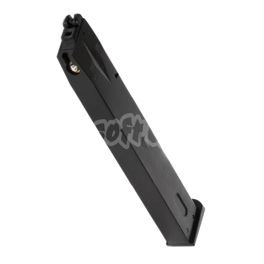 Airsoft WE (WE-TECH) 50rd Extended Long Gas Magazine for AW MB Series / KJW / Tokyo Marui / WE M9 M92 GBB Pistol Black