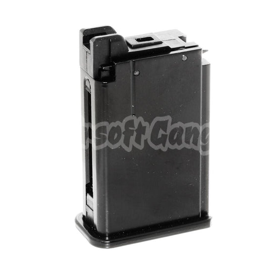 Airsoft WE (WE-TECH) 10rd Short Type Gas Magazine for Armorer Works AW Broomhandle BH WE M712 GBB Pistol Black