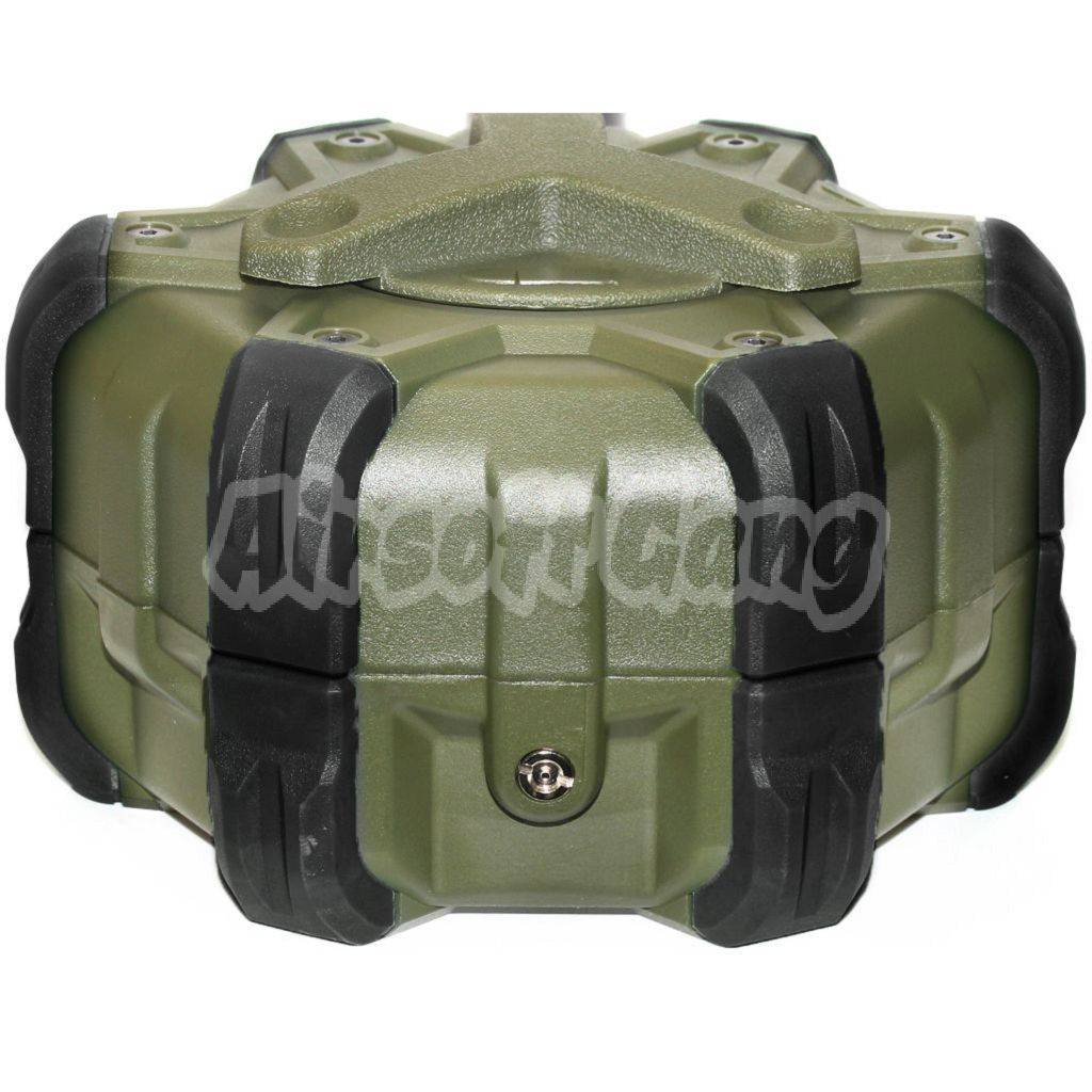 Airsoft WE 350rd Gas Drum Magazine for ARMY R501 R601 / KJ KP-05 / Zeon / EMG SAI / AW / WE / Tokyo Marui Hi-Capa GBB Pistol Black/OD/Black