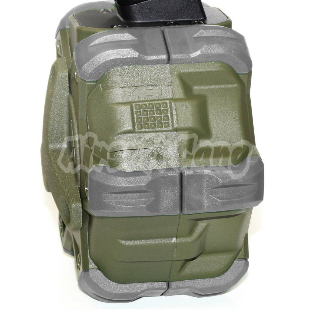 Airsoft WE 350rd Gas Drum Magazine for ARMY R501 R601 / KJ KP-05 / Zeon / EMG SAI / AW / WE / Tokyo Marui Hi-Capa GBB Pistol Black/OD/Grey