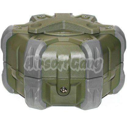 Airsoft WE 350rd Gas Drum Magazine for WE Open Bolt L85 / SCAR-L / R5C / T65 / HK416 / AR M4 M16 GBB Rifle Black/OD/Grey