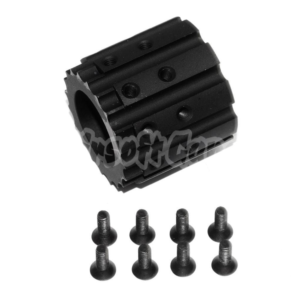 Airsoft APS EMG Licensed F1 C7K Style 9.75" Inches BDR Keymod Handguard Rail System for M4 M16 AEG Anodized Black