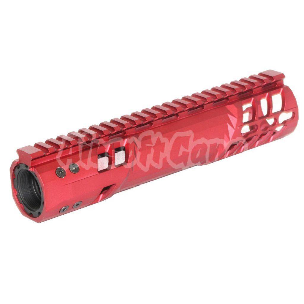 Airsoft APS EMG Licensed F1 C7K Style 9.75" Inches BDR Keymod Handguard Rail System for M4 M16 AEG Anodized Red